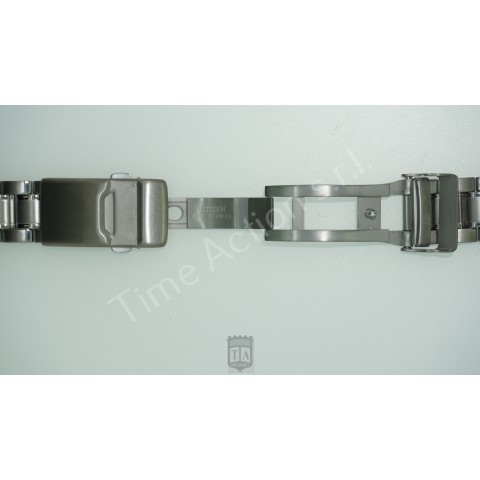 59-S04585 BRACCIALE IN TITANIO originale citizen per orologio citizen radiocontrollato U600 super pilot JY8020-52E